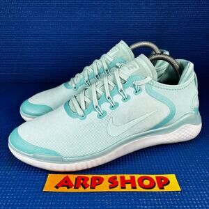 Nike Free Run 2018 Women`s Size 10 Light Blue Athletic Running Shoes AH5208-300